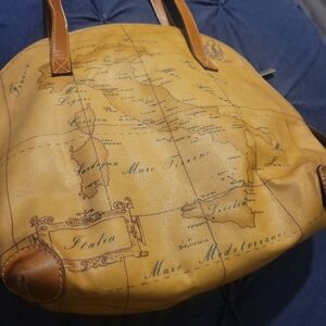 Leather Alviero Martini world bag